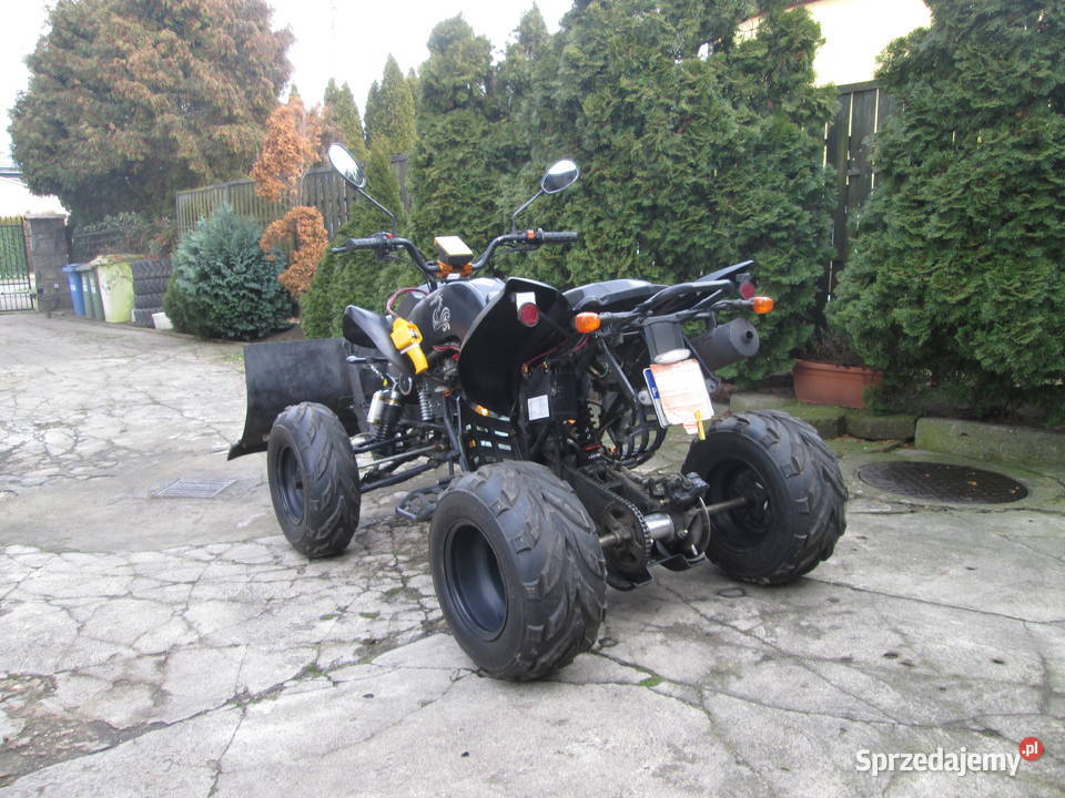 Quad Atv Bashan 200 zarejestrowany z pługiem i Praszka