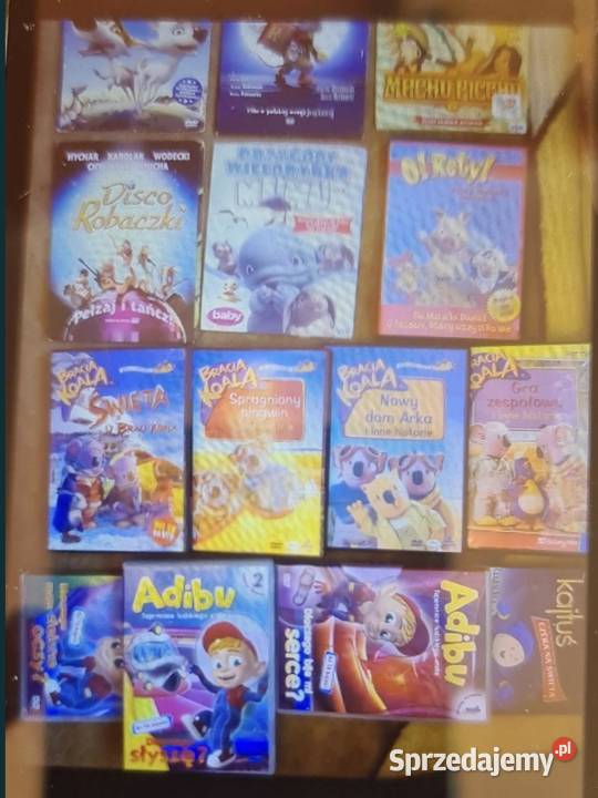 płyty dvd bajki fabularne w orginalych Andrychów