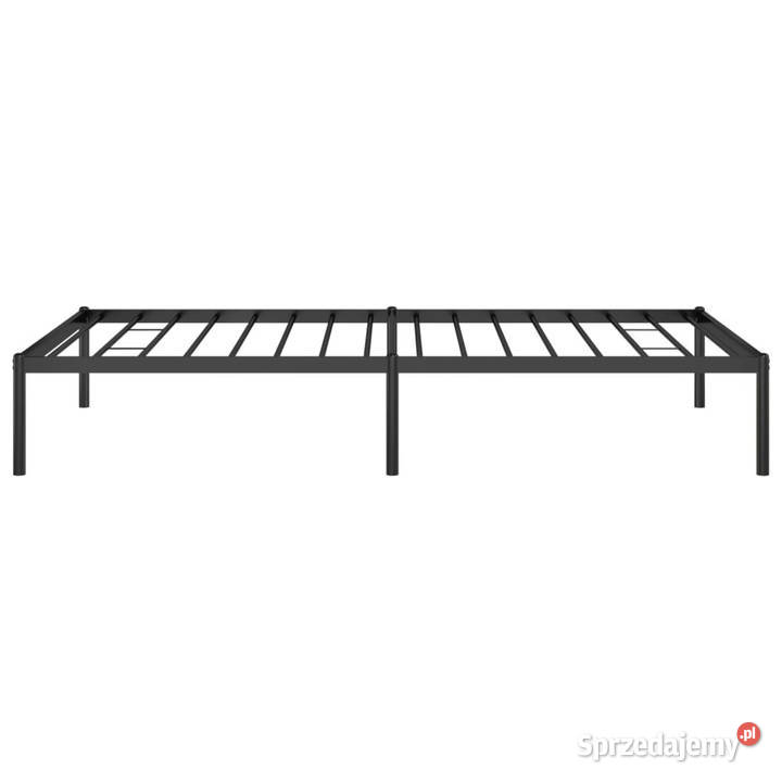 Łóżko Metalowe Czarne Rama Łóżka Ze Stelażem 104cm sprzedam