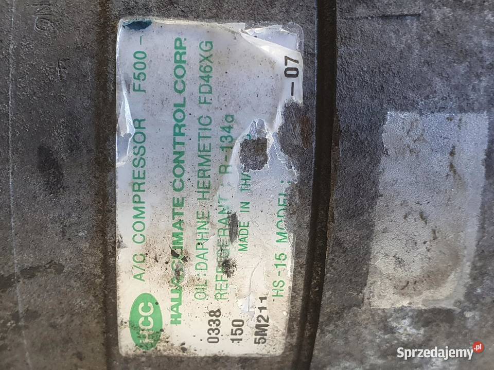 SPRĘŻARKA KLIMATYZACJI Ford Ranger II 25 TDCI Rudka