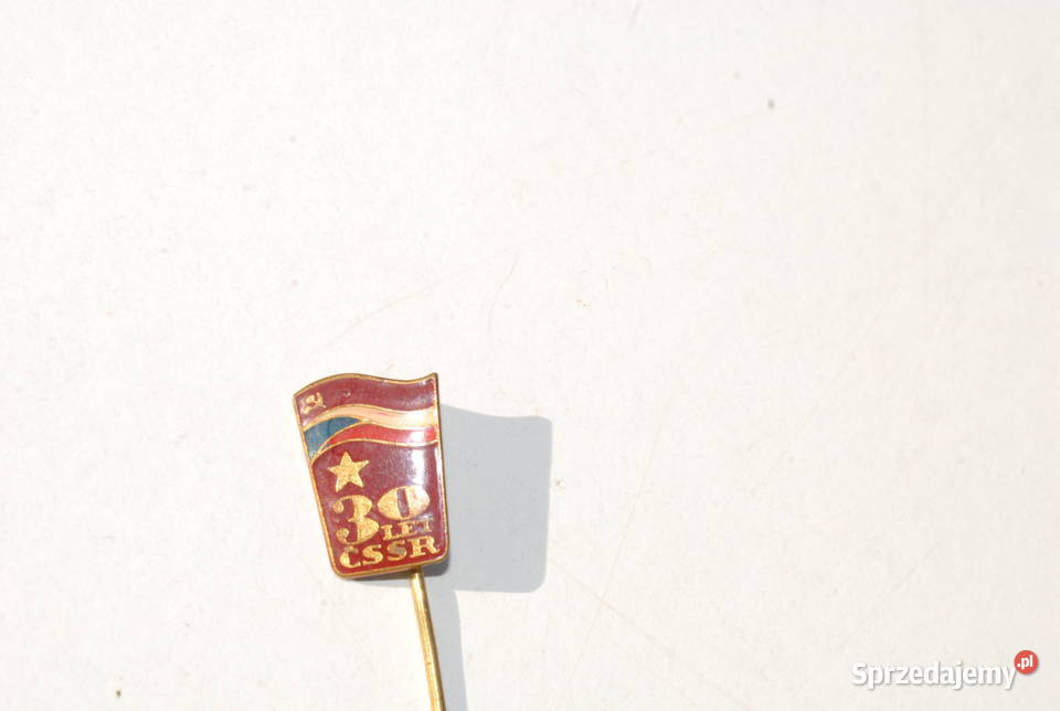 Stara zapinka przypinka wpinka odznaczenie 30 Cieszyn