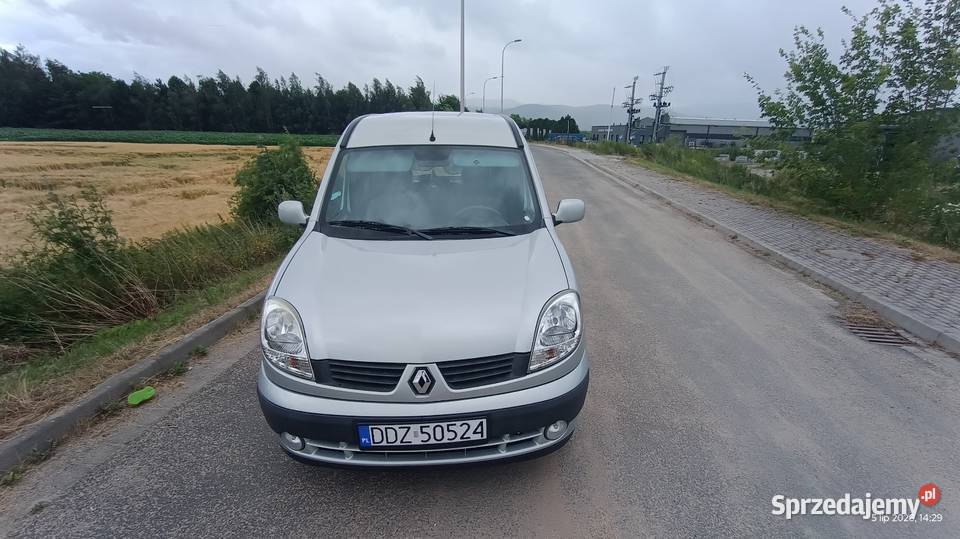 Renault Kangoo 12 16V 75 Expression 2007 ładny srebrny