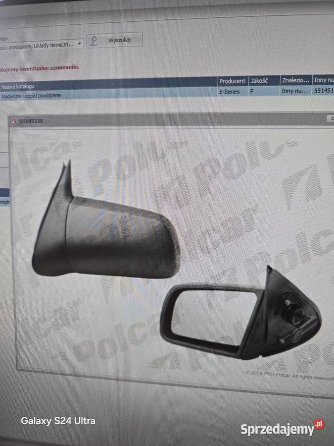 Lusterko zewnetrzne Lewe Opel Vectra A 8895r Lusterka zewnętrzne Bytów