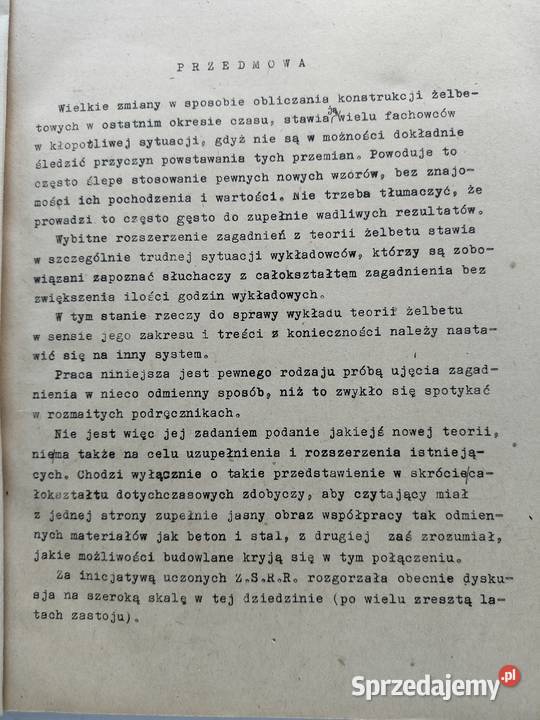 Zarys wytrzymałości konstrukcji betonowych i pomorskie Gdynia