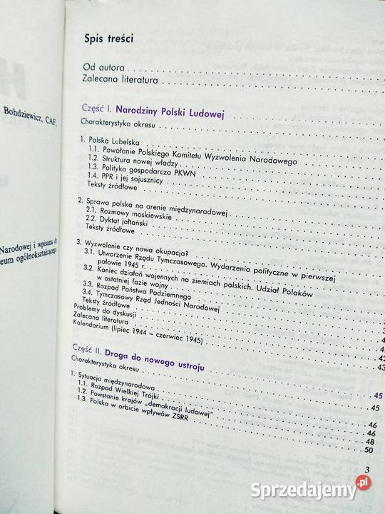 Historia współczesna matura antykwariat szkolny
