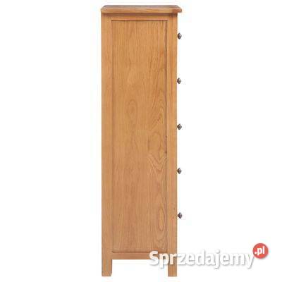 vidaXL Wysoka komoda 45x32x110 lite drewno Warszawa