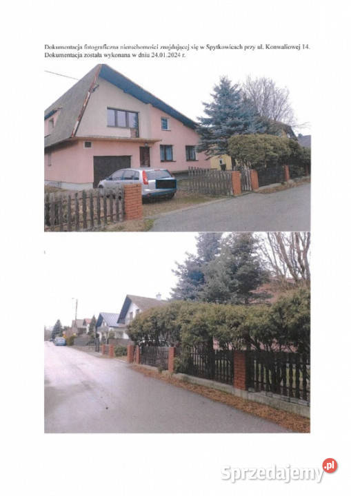 Syndyk sprzeda dom w spytkowicach pow wadowice Spytkowice