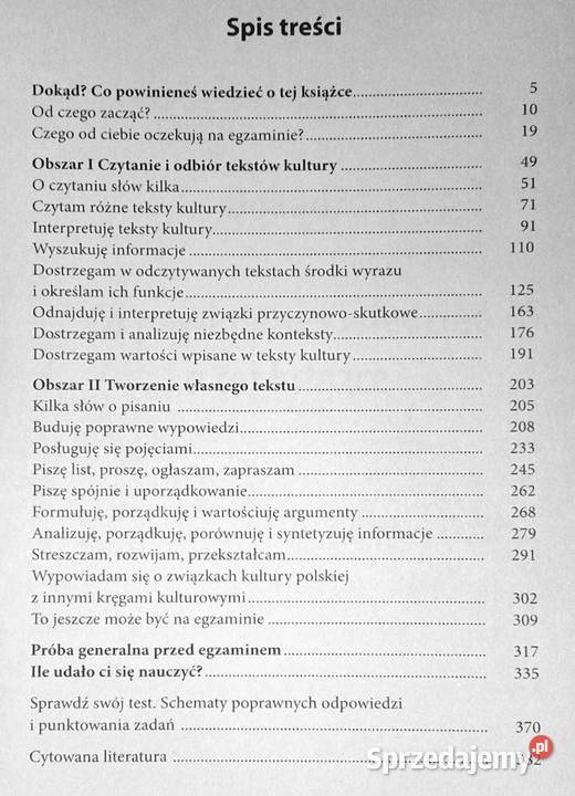 Gimnazjum powtórka Test humanistyczny Olga Mazur miękka Chełm