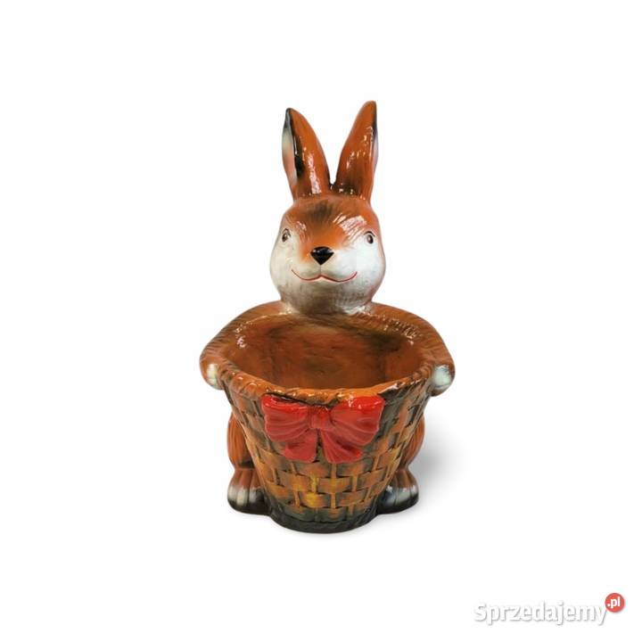 Figura Dekoracja Królik Doniczka Rzeźby i figury Opawica