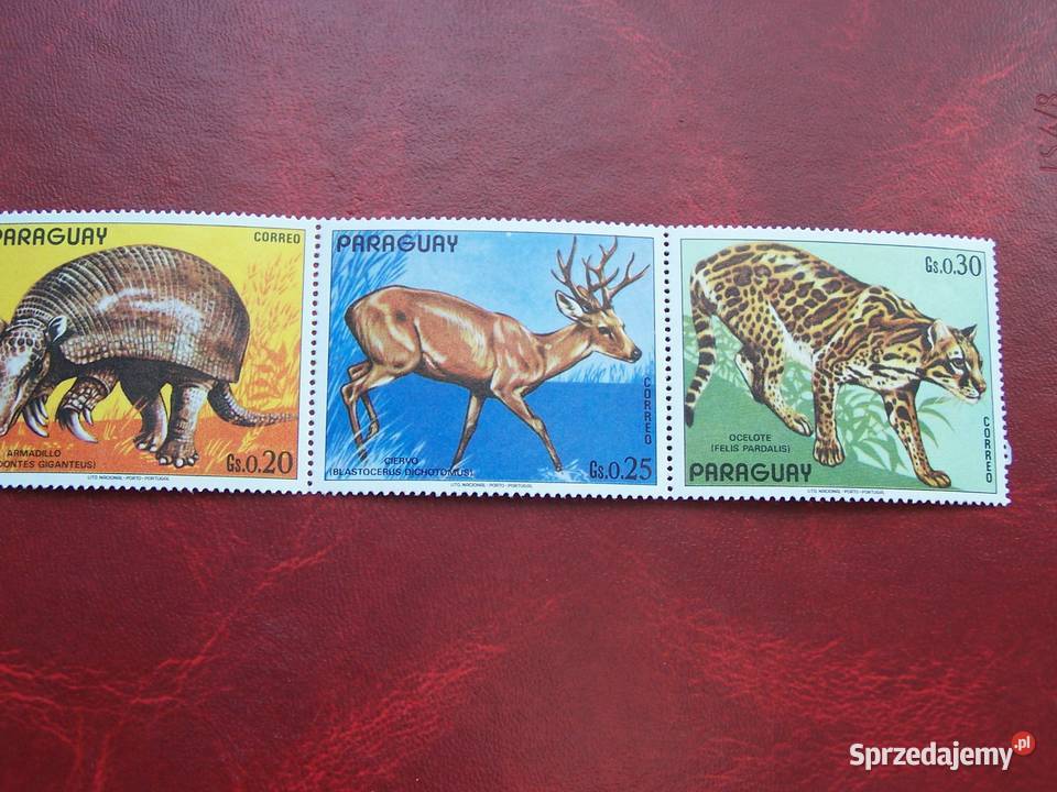 Paragwaj 1972 MNH Fauna Zwierzęta Filatelistyka Tychy