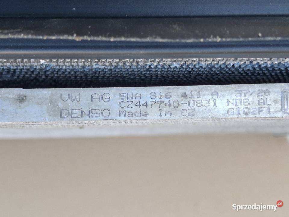 VW AUDI SKODA SEAT INTERCOOLER CHŁODNICA Chłodnice powietrza (intercoolery) lubuskie Bieleń