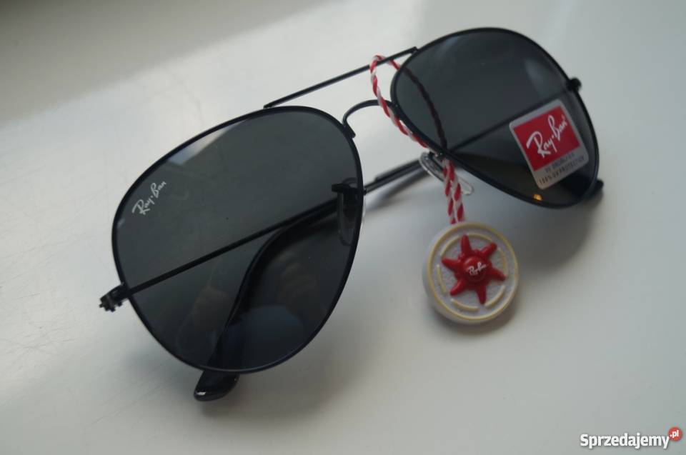 okulary Ray Ban Aviator 3025 gradient brąz Filtr UV-400 kat. 3  wielkopolskie Konin