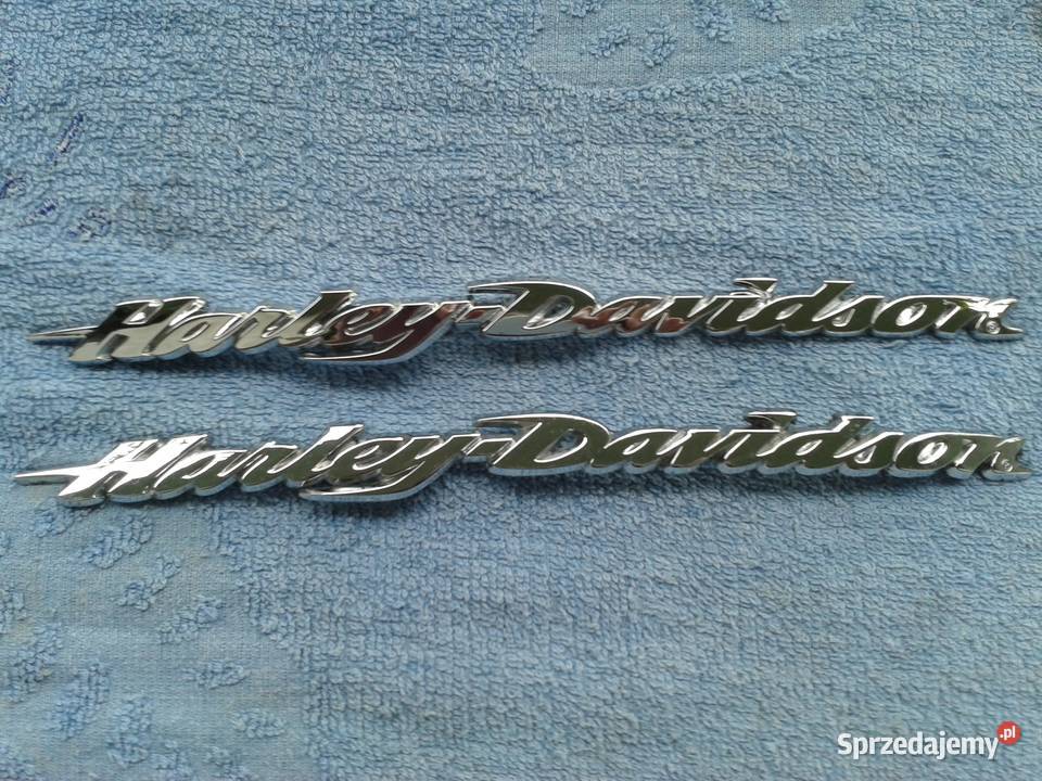 Harley emblematy znaczki bak chrom Rybnik