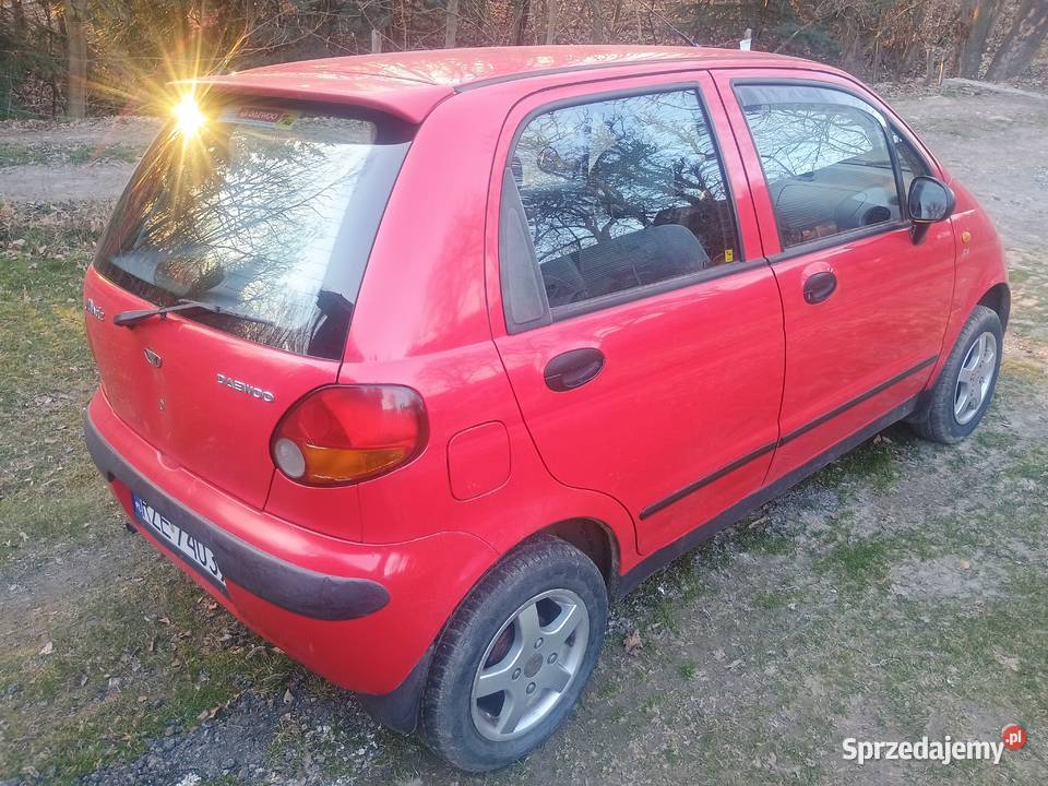 Daewoo Matiz 2000r czerwony