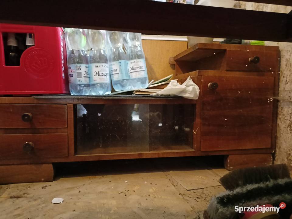 Komplet mebli lata 50 szafaszafki nocnetoaletka Sulisławice