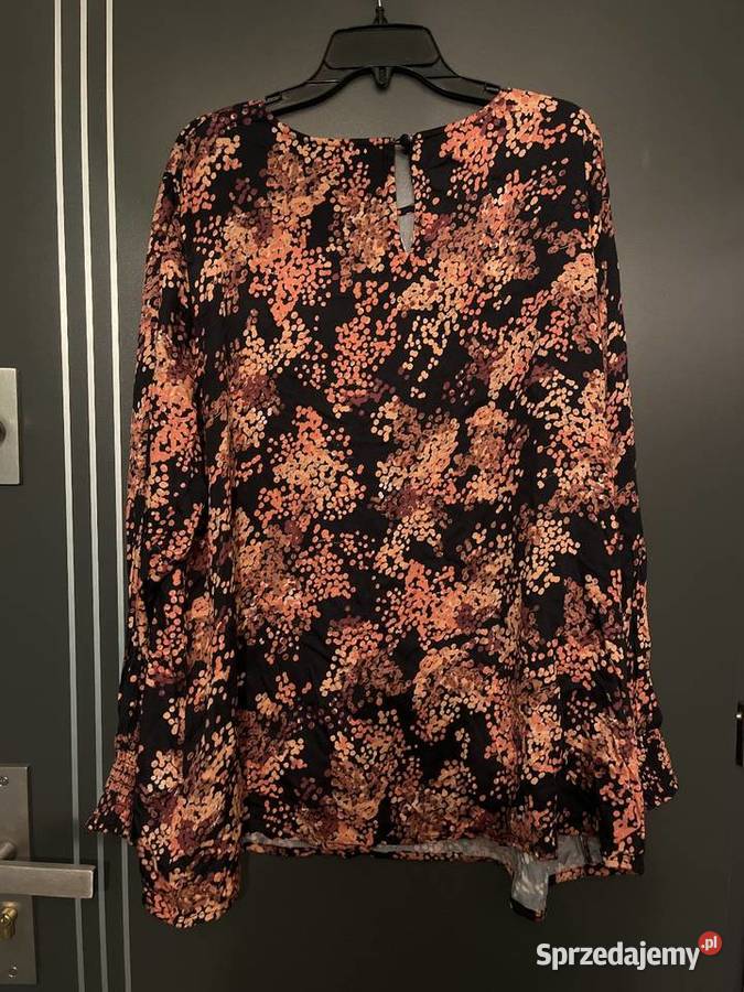 Kaffe Curve bluzka damska modny wzór viscoza Bluzki i koszule Choszczno