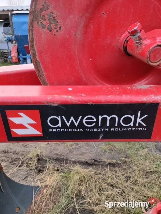 Pług 4 skibowy zagonowy Awemak nieuszkodzony Firlej