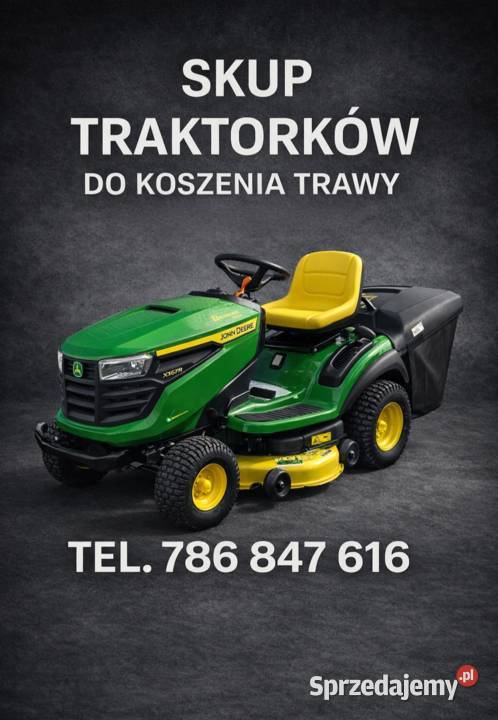 SKUP TRAKTORKÓW DO TRAWY KOSIAREK TRAKTORKI Warszawa