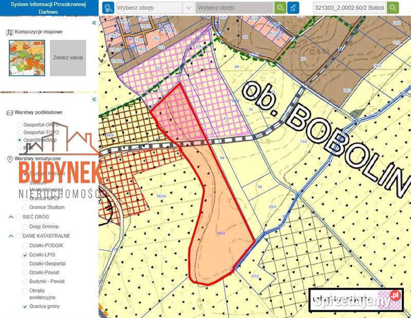 Działka rolna Bobolin 125m