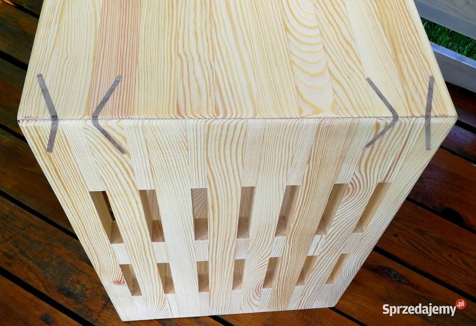 Ława drewniana stolik kawowy ławakostka 40cm Radków