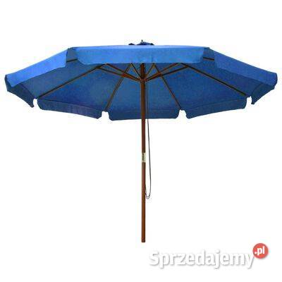 vidaXL Parasol ogrodowy na drewnianym słupku 330