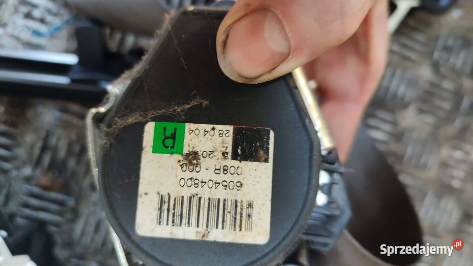 Pas bezpieczeństwa prawy przód 605404800 Audi a6 Książ Wielkopolski