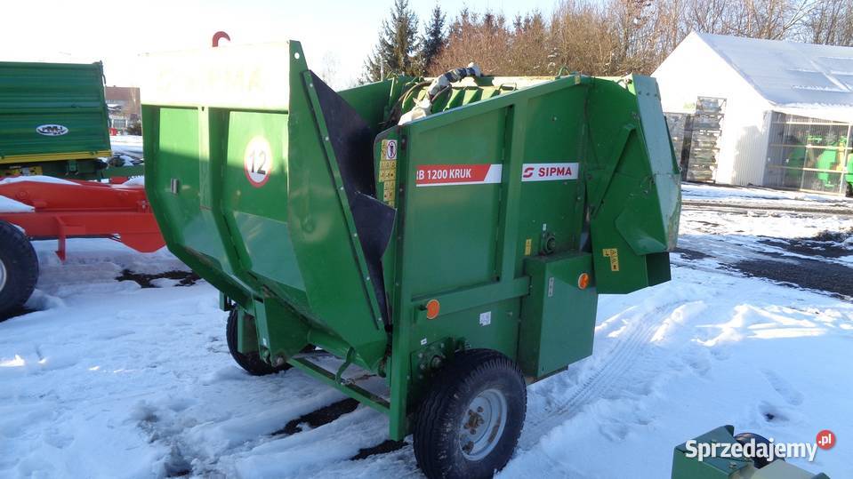 Rozdrabniacz bel RB 1200 Kruk ścielarka do słomy Olszyna