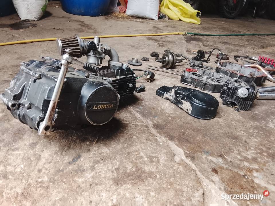 Cross loncin 125cc pomarańczowy sprzedam