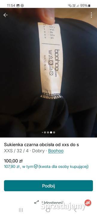 Sukienka obcisla ołówkowa wizytowa xs do m Szczawno-Zdrój sprzedam