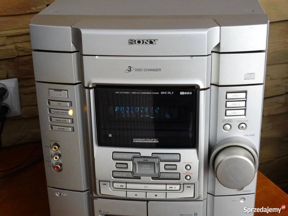 Wieża Sony MHCRL3 z kol sprawna i mocnaWYSYŁKA Jasło sprzedam