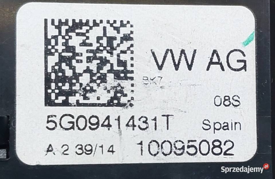 WŁĄCZNIK PRZEŁĄCZNIK ŚWIATEŁ SEAT LEON III 5F dolnośląskie Mielęcin