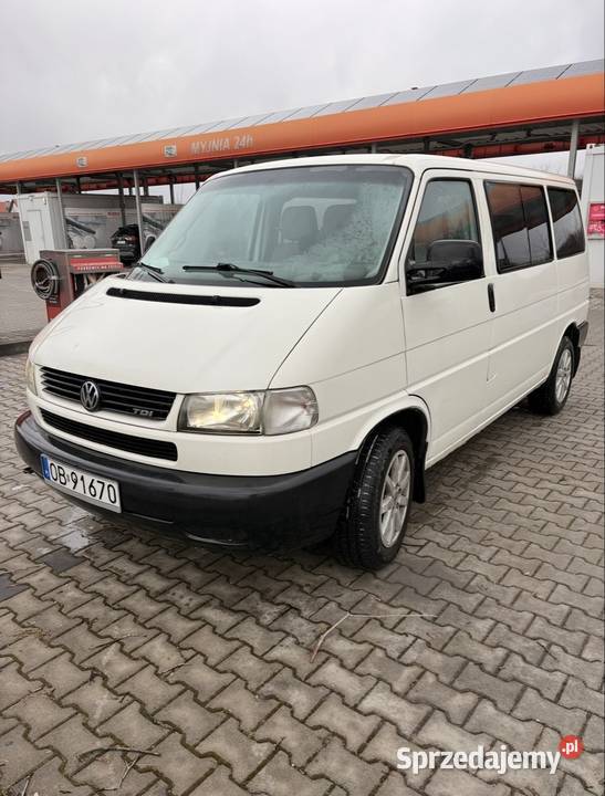 VW T4 Transporter 25TDI 9 osób salon 2 gniazdo AUX Transporter Skarbimierz