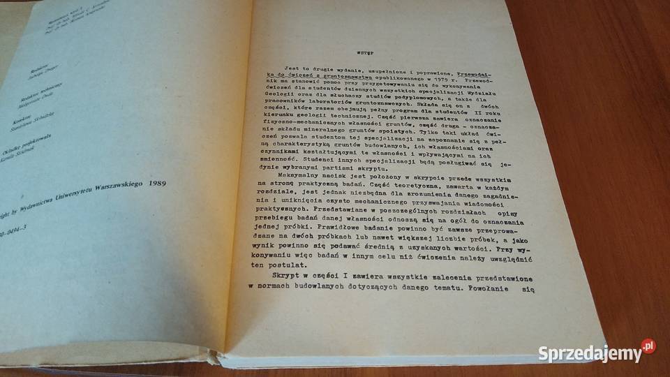 Przewodnik do ćwiczeń z gruntoznawstwa Elżbieta Książki naukowe i popularnonaukowe sprzedam
