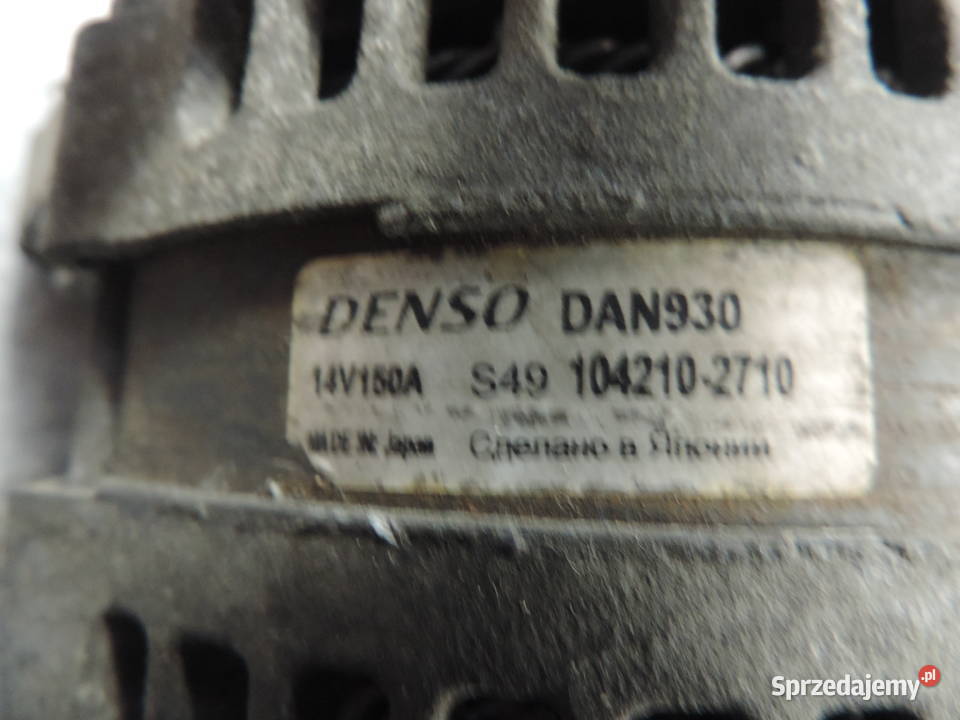 ALTERNATOR FORD FOCUS MK2 20 TDCI DAN930