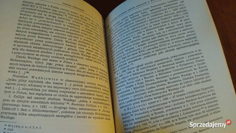 Z dziejów szwedzkich zaborów bibliotek i pomorskie Gdańsk sprzedam