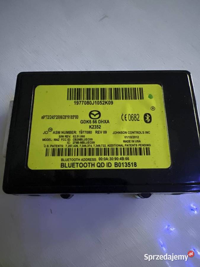 Mazda 6 GH na części 2010r BOSE kod lakieru 40B Rok produkcji 2010 Pyskowice