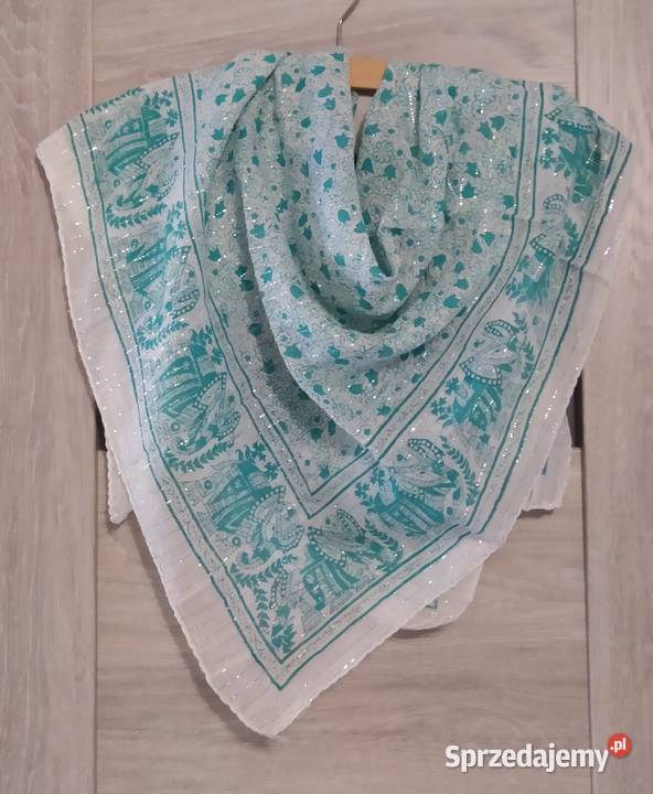 Chusta damska KWIATY SŁOŃ sprzedam