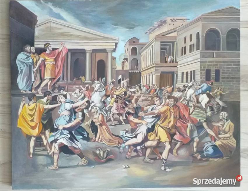 Porwanie sabinek obraz Pozostałe Łódź sprzedam