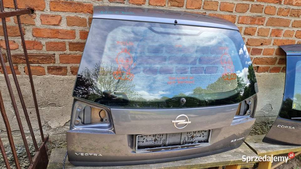 Opel Vectra C Kombi klapa bagażnika Słowikowo