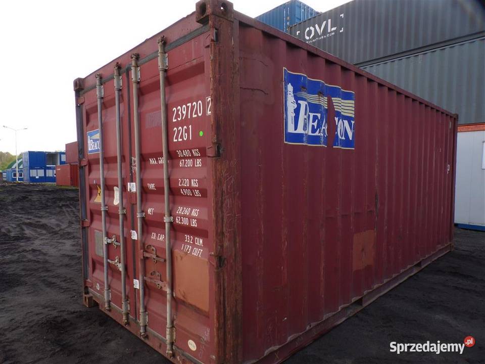 Kontener morski 20DV 6 metrowy transport HDS Lublin