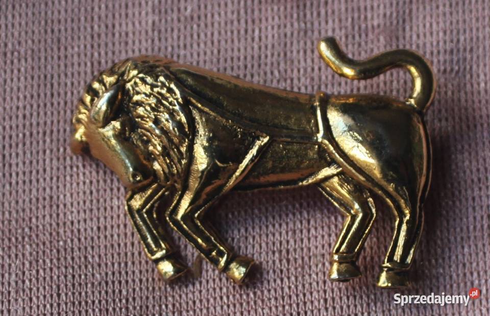 Stara angielska broszka byk Ochojno sprzedam