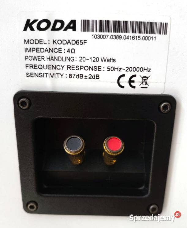 Kolumny podłogowe firmy KODA D65F mazowieckie Warszawa sprzedam