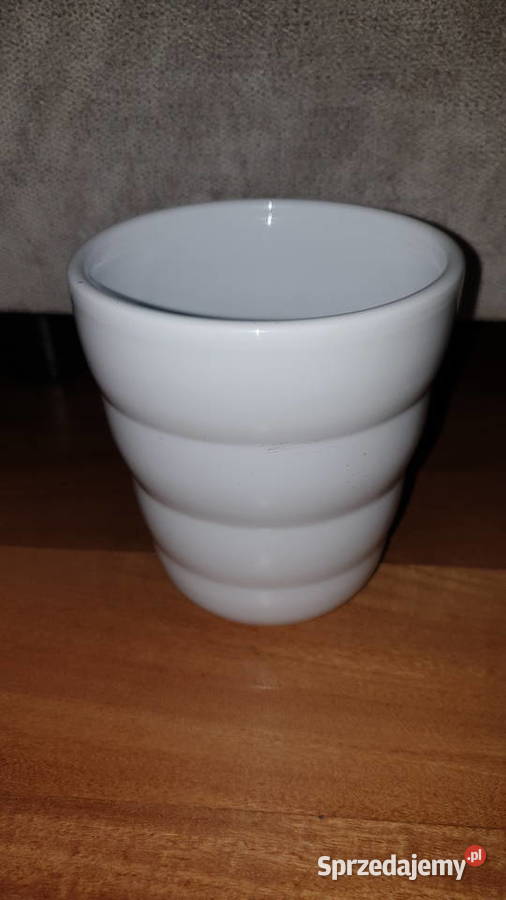 Białe ceramiczne osłonkidoniczki 4 sztuki 20 Warszawa