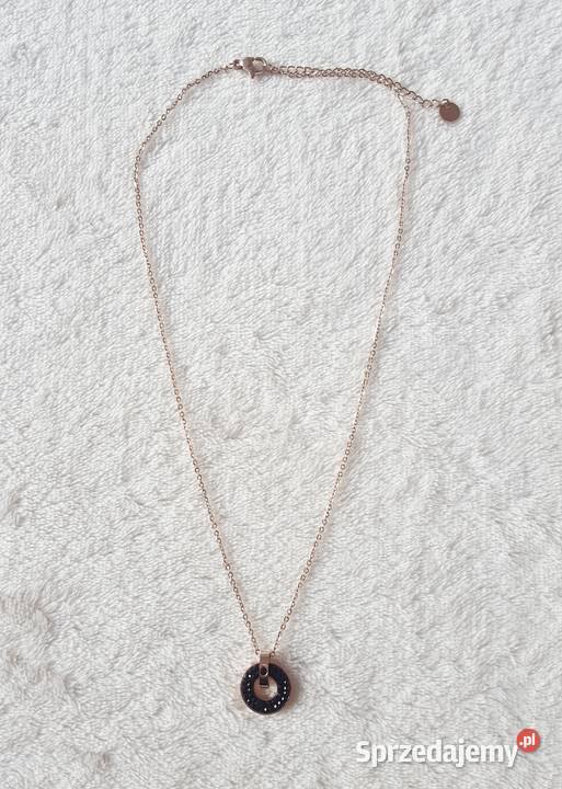 Nowy naszyjnik złoty kolor stal szlachetna Szczecin