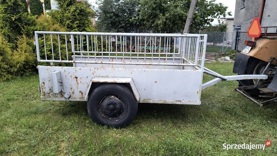 Przyczepa wózek dwukółka jednoosiowa do ciągnika Przyczepa wózek dwukółka jednoosiowa do ciągnika