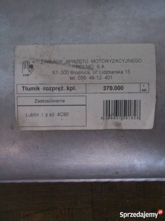 Tłumik przedni 33521201100 Lublin dostawcze Gdynia sprzedam