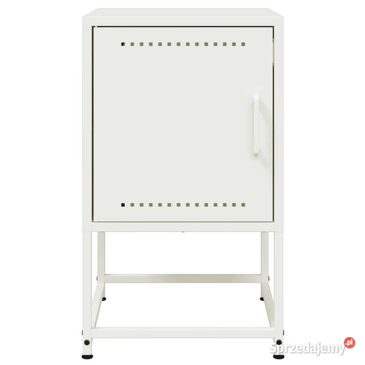 Szafka nocna biała 36x39x605 stal WM846456 mazowieckie Warszawa