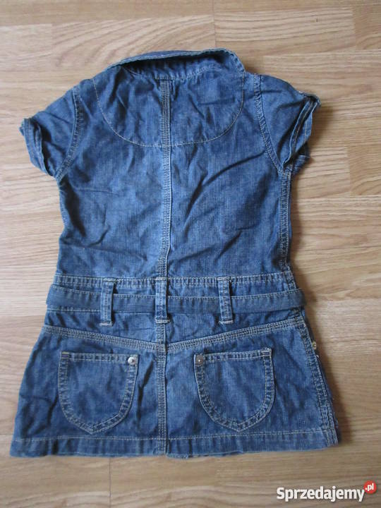 Sukienka jeansowa szmajzerka 98