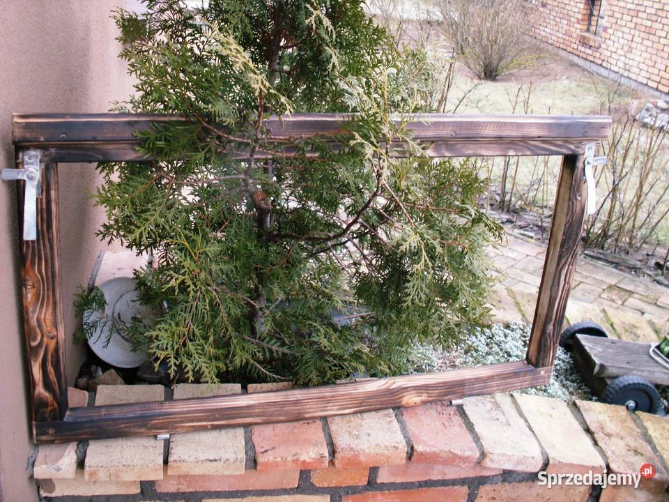 Stare okno rama okienna retro loft lustro