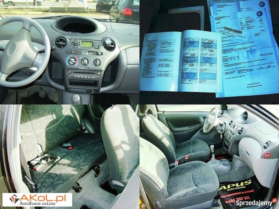 Toyota Yaris czarny wspomaganie kierownicy Kraków sprzedam